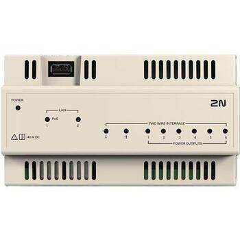 2N Выключатель 2wire-IP МОДЕЛЬ 9138001, 2xRJ45, 1xUSB 2.0, 48V DC, -10 до 50°C (9138001)