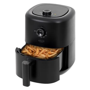 Karstā gaisa fritieris ar konvekcijas tehnoloģiju AD 6310 2200 W 3 L 80–200 °C 30 min taimeris Melna Adler (AD 6310)
