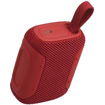 JBL Go 5 JBLGO5RED, портативная Bluetooth колонка, 4,8 Вт RMS, 45 мм, IP68, 8 ч, USB-C, красный (JBLGO5RED)