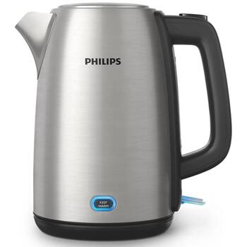Philips Чайник HD9353/90, 1740 Вт, 1.7 Л, нержавеющая сталь, 360° поворотная база, автоматическое отключение (HD9353/90)