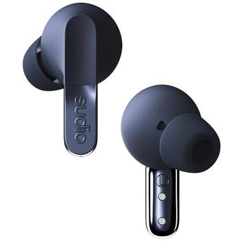 Sudio Наушники N3 Pro N3PROBLU, 32 Ом, 10 мм, 107 дБ, Bluetooth 5.4, 10 м, 5.5 ч, 2 микрофона, активное шумоподавление, in-ear (N3PROBLU)