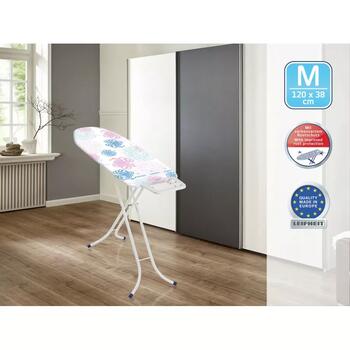 Leifheit Classic M Basic gludināmais dēlis 1072577, 120x38cm, 75-88cm, metāla paliktņi, kompakts (1072577)