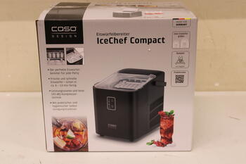 SALE OUT. Caso IceChef Compact Ice cube machine, 2 ice cube sizes, Black | Caso | Ice Cube Machine | IceChef Compact | 120 W | Black | DEMO (03401SO)