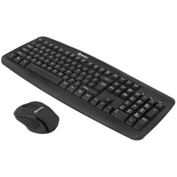 Tellur Беспроводная клавиатура и мышь TLL491051, 10м, 104 клавиши, 6 кнопок, 800/1200/1600 DPI, RF 2.4 GHz (TLL491051)