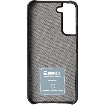 Krusell кожаный чехол Samsung Galaxy S22+, 62465, 6.6 дюйма, черный, 100% натуральная кожа, прочный поликарбонат (62465)