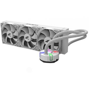 Zalman Ūdens dzesētājs Reserator5 Z36 White ZE1225ASHx3, 12V, 0.35A, 4.2W, 0.7-0.85L/min, 2100 apgr./min, 37dB, PWM vadība (Reserator5 Z36 White)