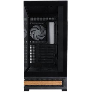 Zalman P40 NAMU BLACK, ATX Mid-Tower datora korpuss, 4x120mm ARGB ventilatori, 420mm VGA, 165mm CPU, 360mm radiators (P40 NAMU BLACK)