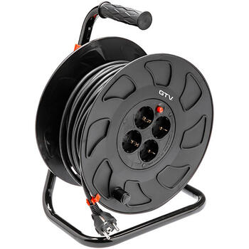 Gtv удлинитель AE-SBEBEN-50, 50м, 4x шукo, 3x1.5mm², 3500W, 1000W, 50-60Гц, класс I (AE-SBEBEN-50)