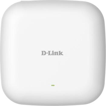 D-Link bezvadu piekļuves punkts DAP-X2810, AX1800, 2.4/5 GHz, 1200+574 Mbit/s, PoE, 2x2 MU-MIMO, WPA3 (DAP-X2810)
