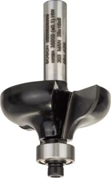 Malu frēze HM R=6,3mm, l=16mm,kāts 8mm, Rokas frēzēm, malu frēzēm PROFILU FRĒZE STANDARD FOR WOOD, 2608628359, BOSCH (2608628359)