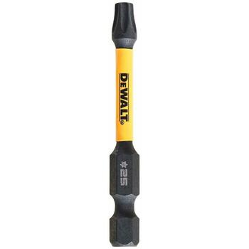 Dewalt triecienskrūvgriezis uzgaļi DT7396T-QZ 57mm T25, 5 gab, cietais tērauds, torsijas ietekme, blistera iepakojums (DT7396T-QZ)