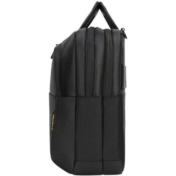 Targus Чехол для ноутбука CityGear TCG460GL, 15,6 дюймов, полиэстер, полиуретан, плечевой ремень, верхняя загрузка, черный (TCG460GL)