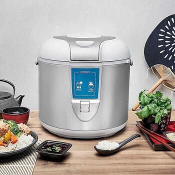 Gastroback Рисовар 42518, 5л, 700W, 2 режима, пароварка, нержавеющая сталь, механическое управление (42518)