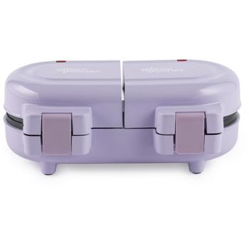 Giles & Posner Двойной вафельный и закусочный аппарат EK5923GSPPVDE, 10x26,3x16,5см, 8 съемных пластин, антипригарное покрытие (EK5923GSPPVDE)