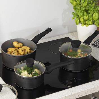 Russell Hobbs кастрюльный набор RH01706EU, 16см, 18см, 20см, алюминий, матовый серый (RH01706EU)