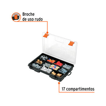Kaste ar 11 iedalījumiem, 230x150x38mm ORG-11 Truper (ORG-11)