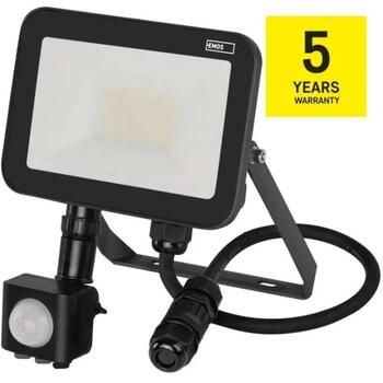 Emos LED прожектор INOVO ZS2722, 20 W, 2200 lm, IP65, 120°, 4000 K, PIR датчик, алюминий, стекло (ZS2722)