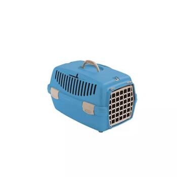 Stefanplast Gulliver 1 2197984, 48x32x31см, 5-6кг, пластиковая дверь, боковая вентиляция, прорези для ремней (2197984)