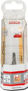 Apaļo padziļinājumu frēze 8 mm, R1 3 mm, Rokas frēzēm, malu frēzēm MONOLĪTA KARBĪDA IELIEKTO GROPJU FRĒZE EXPERT FOR WOOD, 2608629368 BOSCH (2608629368)