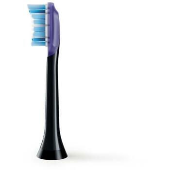Philips Насадки для зубных щеток HX9054/88 Мягкие щетинки, 4 шт., Черный, 62000 движений/мин, 3 месяца замены (HX9054/88)