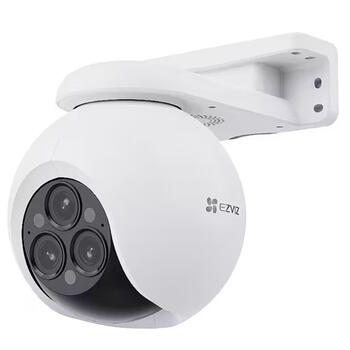 Ezviz CS-H80f Āra viedā kamera, 3x4MP, 360°, 12x tālummaiņa, IR 30m, IP67, MicroSD līdz 512GB, divvirzienu audio (CS-H80f)
