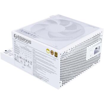 Lian Li Datora barošanas bloks EDGE GOLD 1200 G9P.EG1200G.WH00.EU, 1200W, 80 PLUS Gold, pilnībā modulārs, USB centrmezgls (G9P.EG1200G.WH00.EU)