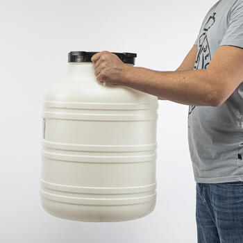 Browin бочка 360160, 60L, 40см, 40см, 55см, 1.72кг, 20см, белый цвет, ручки, HDPE пластик (360160)