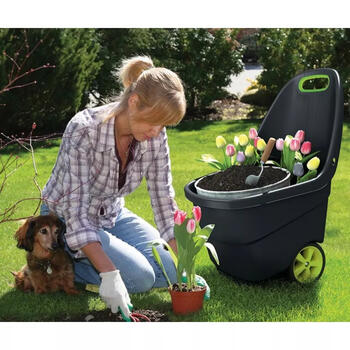 Keter Тележка Easy Go XL 62L 29190643976, 62L, 2.75kg, 51,5 x 60 x 89cm, прочные резиновые колеса (29190643976)