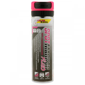 Motip Аэрозоль для разметки Spotmarker Fluo розовый 500ml 201479, 0.5kg, до -20°C, хорошая адгезия, быстро сохнет, точные метки (201479)