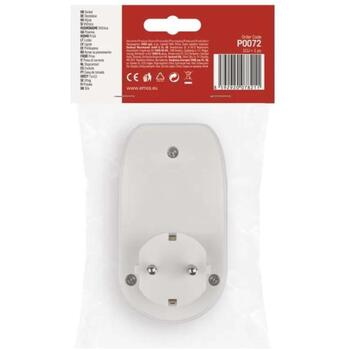 Emos Розетка P0072, 1x2P+PE, 2xUSB 5V DC 2100mA, IP20, 3680W, защита от детей (P0072)