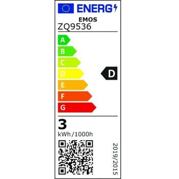 Emos LED лампочка Classic JC ZQ9536, 2,5 Вт, 350 лм, 230 В/50 Гц, 30 000 ч, G9, 320°, 18 SMD, 4 000 K (ZQ9536)