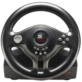 Subsonic игровой руль SV200, 180°, 22см, 12 кнопок, USB, педали, двойная вибрация, PS4, PS3, Xbox One, PC, Nintendo Switch (SA5578)