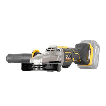 JCB JCB-18PFAG-125 Professional 18V бесщеточная угловая шлифмашина для узких мест плоская головка 125мм 9000об/мин лепестковый выключатель (JCB-18PFAG-125)