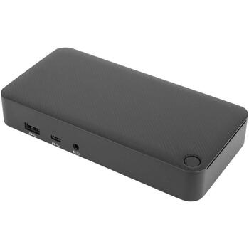 Targus док-станция DOCK310EUZ, 65W, 2x HDMI 2.0, 3x USB-A, 1x USB-C, 1x RJ-45, 3.5mm, черный (DOCK310EUZ)