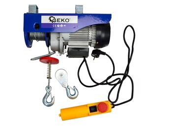 Elektriskā troses vinča 150/300 kg, 600W G01087 GEKO (G01087)