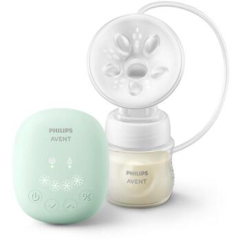 Philips Avent электрический молокоотсос SCF323/11, 4+4 уровня, USB-C, 5В, силиконовая насадка, память (SCF323/11)