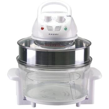 Beper Мини-печь BF.640, 1400 W, ABS/стекло, 12L контейнер, 18L ёмкость, 250°C, вентиляция, легко чистится (BF.640)