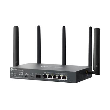 TP-LINK Omada ER706W-4G maršrutētājs, AX3000, 4G+ Cat6, 2402 Mbit/s, 5xLAN, VPN, Wi-Fi 6 (ER706W-4G)