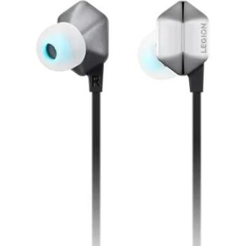 Lenovo RGB spēļu austiņas E510 GXD1N40797, 32Ω, -38dB, 7.1 kanālu virtuālā apkārtējā skaņa, USB-C, RGB apgaismojums (GXD1N40797)