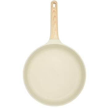 Resto Panna 93811 28 cm, Alumīnijs, PFLUON pārklājums, Ergonomiska koka rokturis, Indukcijas apakša, 1 gab. (93811)