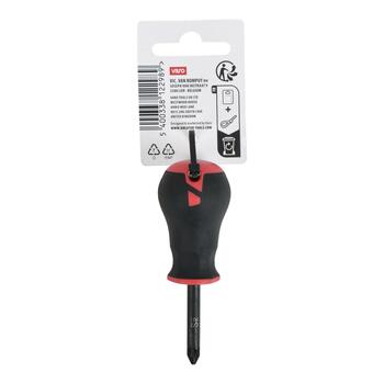 Kreator skrūvgriezis KRTH21204, PZ2, 38mm, S2 tērauds, magnētisks uzgalis, pretizslīdēšanas rokturis (KRTH21204)