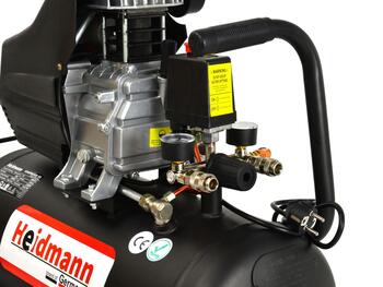 Eļļas kompresors 50L, modelis H00721, HEIDMANN (H00721)