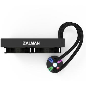 Zalman Reserator5 Z24 ARGB Black ZT1225ASM, AIO šķidruma dzesētājs, 240mm, 700-1800 RPM, 28dB, PWM, ARGB, LGA1700/AM5 (Reserator5 Z24 ARGB Black)
