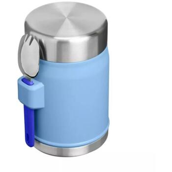 Stanley Ēdienu termosi 28113530113 0.4L, 340 g, zils, līdz 7 stundām siltu, līdz 7 stundām aukstu, dubultsienu vakuuma izolācija (28113530113)