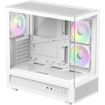 Gamemax korpuss NEX C51 WH, ATX/BTF, 7 paplašināšanas sloti, 1+1x3.5
