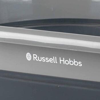 Russell Hobbs Складная корзина для белья LA053879GRYF1EU7, 27л, 62.5см, 45см, 28см, пластик, черный/серый (LA053879GRYF1EU7)