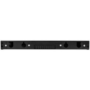 Lanberg Оптический распределительный короб FOP1-24SS-LDB, 24xSC simplex, 24xLC duplex, 1U, черный, 2 x PG13.5 кабельный ввод (FOP1-24SS-LDB)