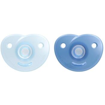 Philips Avent Soothie silikona māneklītis ar silikona vairogu, 0-6M, 2 gab. (SCF099/26)