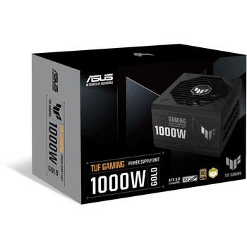 Asus barošanas bloks 90YE00S1-B0NA00, 1000 W, 80 Plus Gold, 13.5 cm, 1 x 20+4 ATX, 4 x 6+2 Pin, 1 x 12+4 Pin, 5 x SATA, 4 x Molex (90YE00S1-B0NA00)