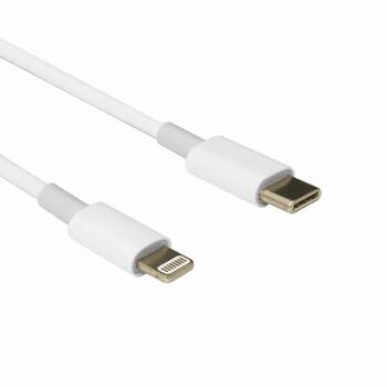 Sbox USB-кабель TYPEC-IPH7, 1м, Lightning (iPh) M, C TIPA M, до 480 Mbit/s, не оплетённый, белый (TYPEC-IPH7)